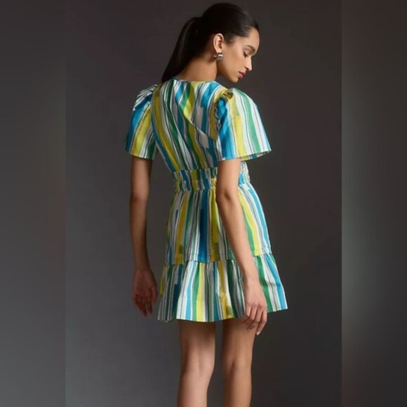 NWOT Anthropologie Somerset Mini Dress S - Picture 2 of 7